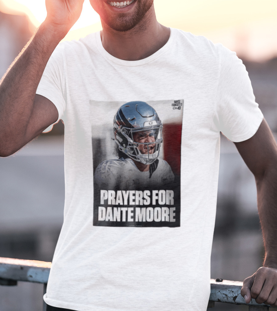 Prayers For Dante Moore Oregon Ducks Football Helmet T-Shirt