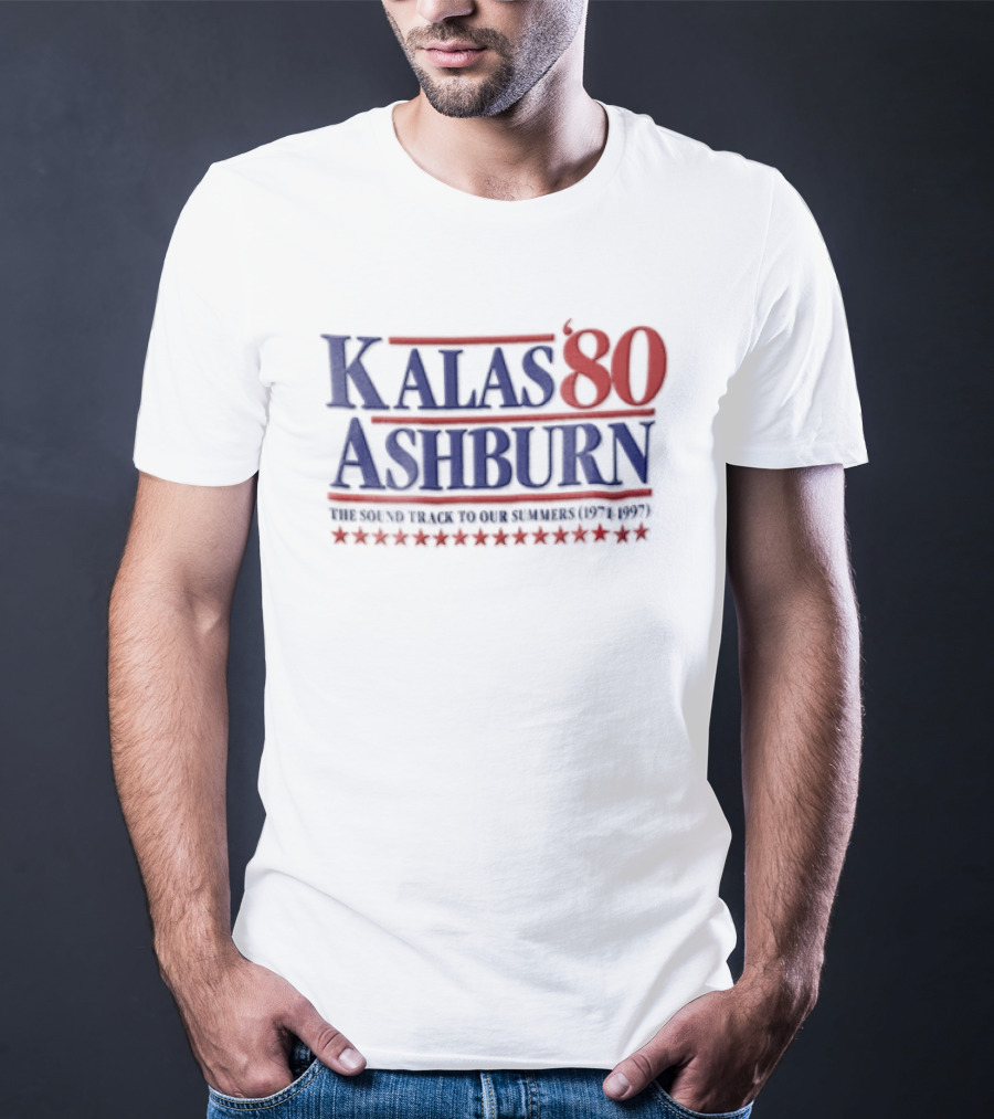 Kalas Ashburn 80 The Sound Track To Our Summers 1971 1997 T-Shirt