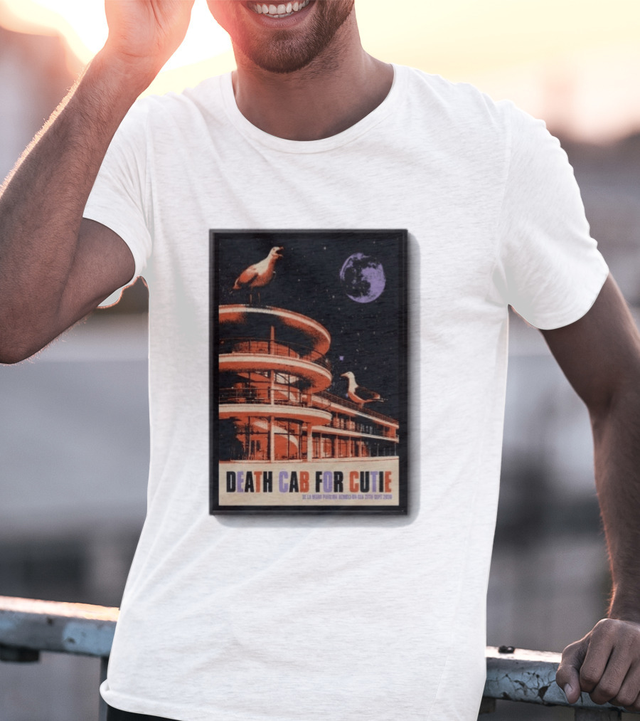 Death Cab For Cutie De La Warr Pavilion Bexhill UK September 2026 T-Shirt