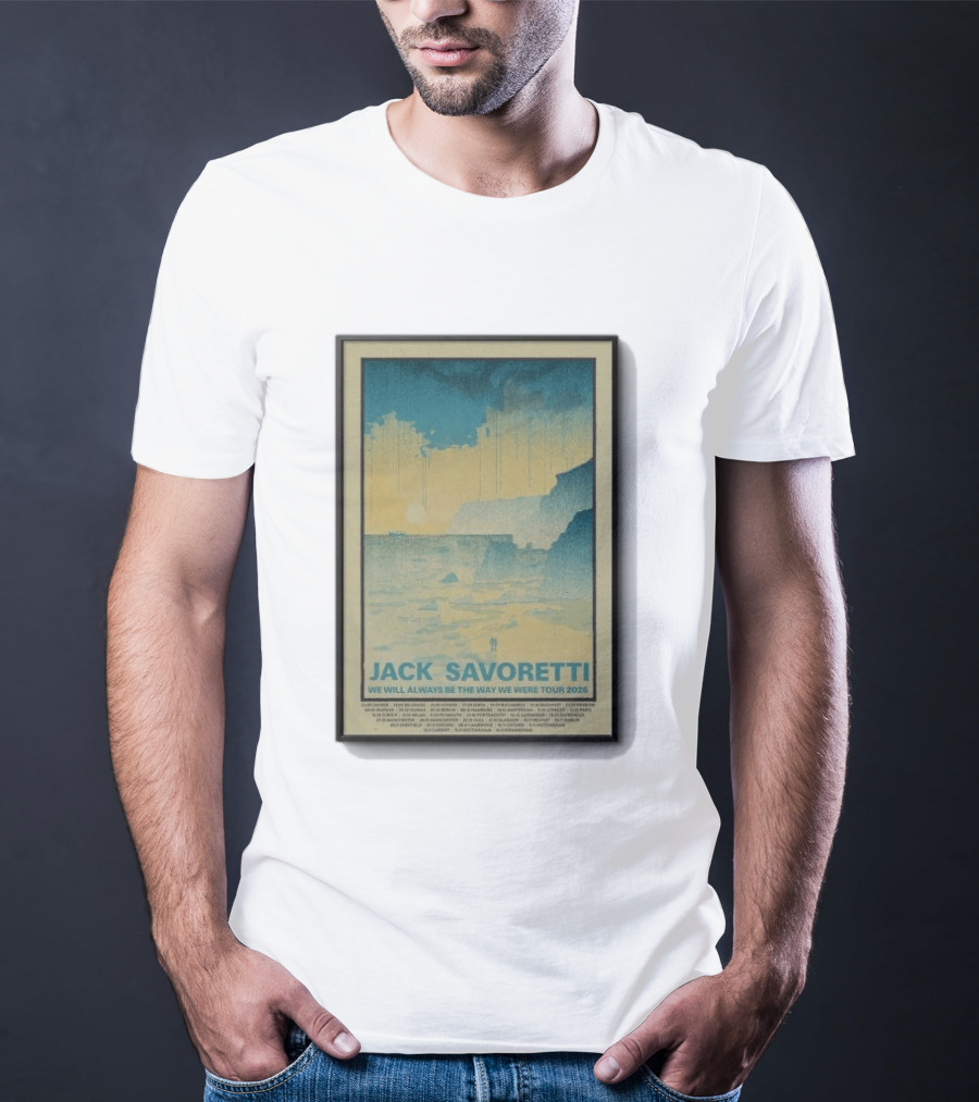 Jack Savoretti We Will Always Be The Way We Were Tour 2026 Scenic Coast T-Shirt