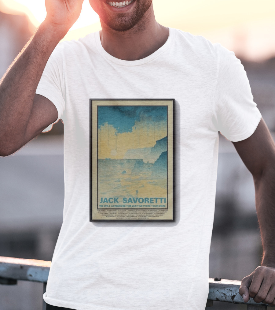 Jack Savoretti We Will Always Be The Way We Were Tour 2026 Scenic Coast T-Shirt