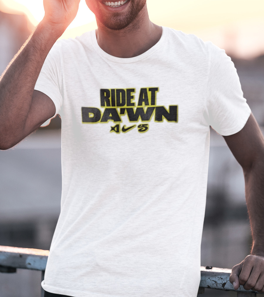 Ride At Dawn Nike Air 5 Sneaker Collaboration T-Shirt