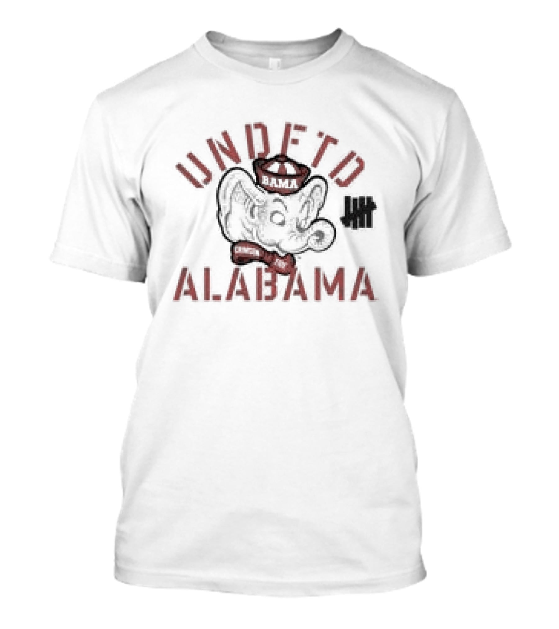 Undefeated Houndstooth Elephant Undefeated Alabama T-Shirt