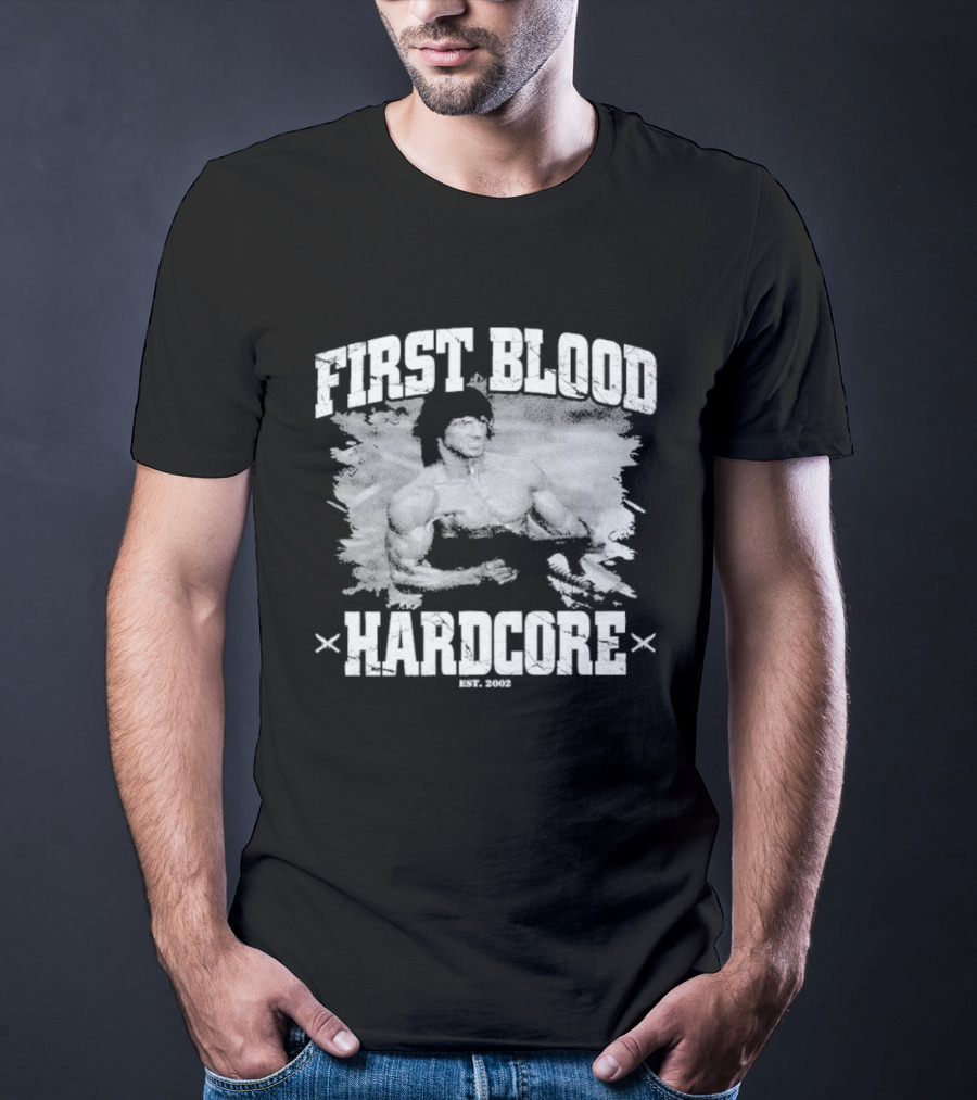 First Blood Hardcore Rambo T-Shirt