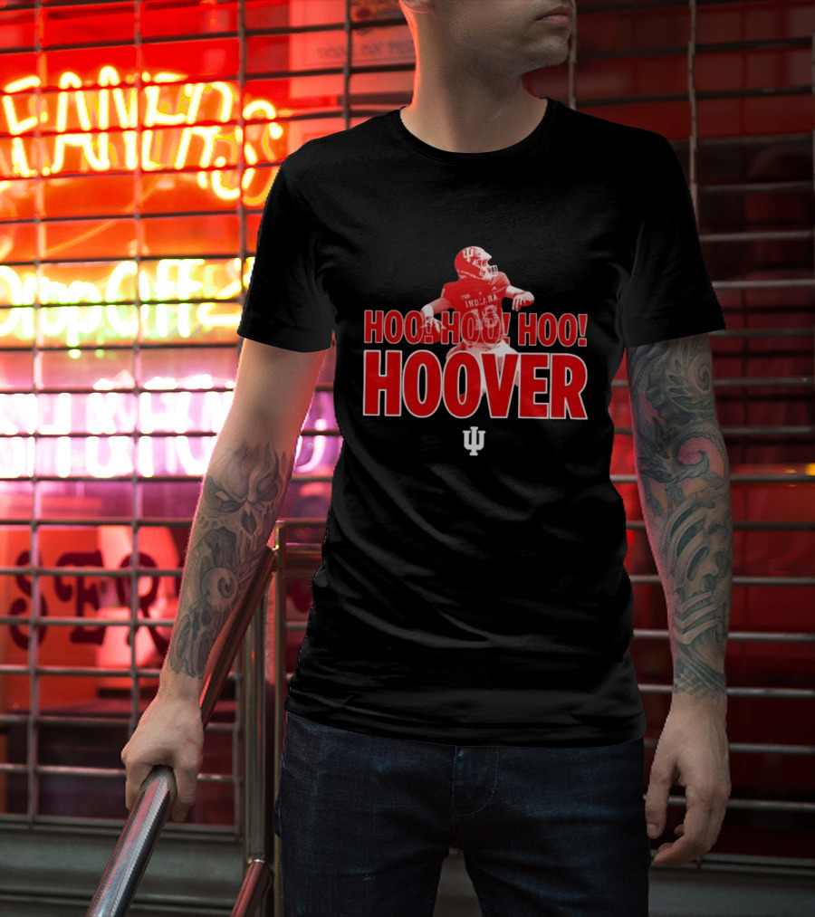 Indiana Hoosiers Hoo Hoo Hoo Hoover Football Fan T-Shirt
