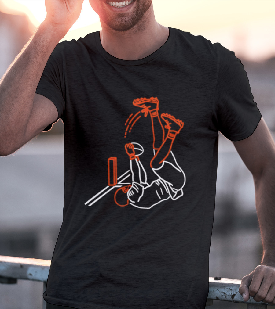 Cincinnati Bengals Head Under Heels Catch Higgins T-Shirt