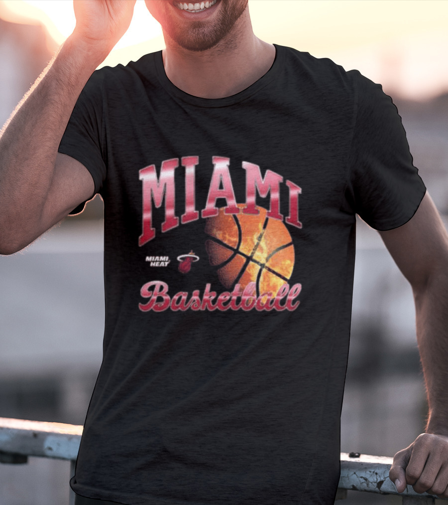 Miami Heat Basketball Court Culture X Hype & Vice Tank T-Shirt