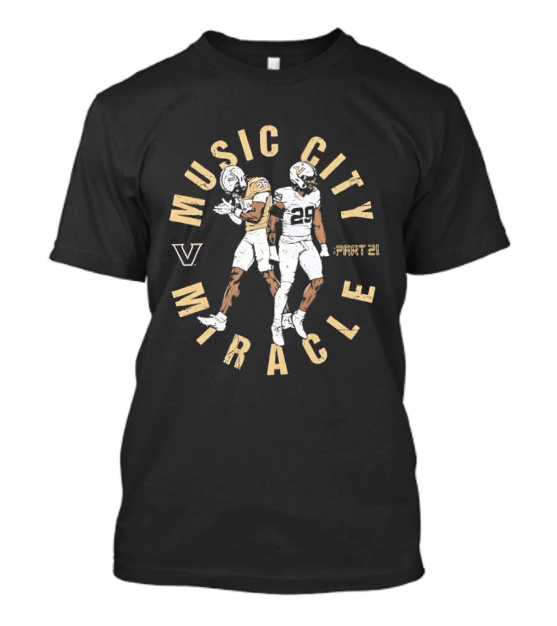 Vanderbilt Commodores Music City Miracle Part 2 Miles Capers 29 T-Shirt