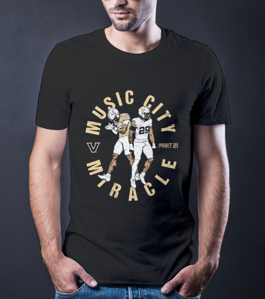 Vanderbilt Commodores Music City Miracle Part 2 Miles Capers 29 T-Shirt