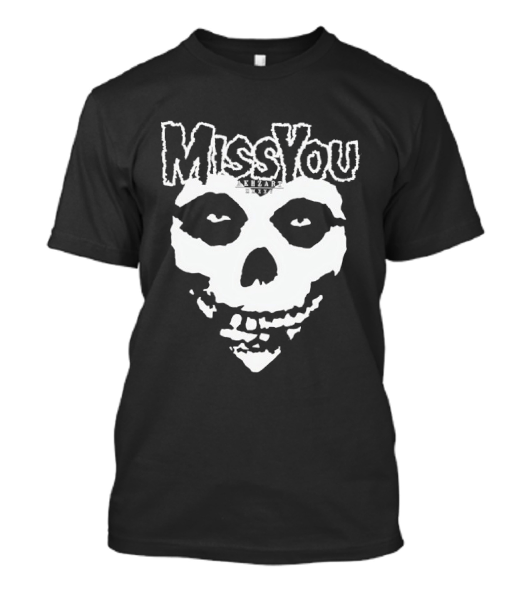 Miss You Skull Gothic Dark MMXXV Akhzart T-Shirt