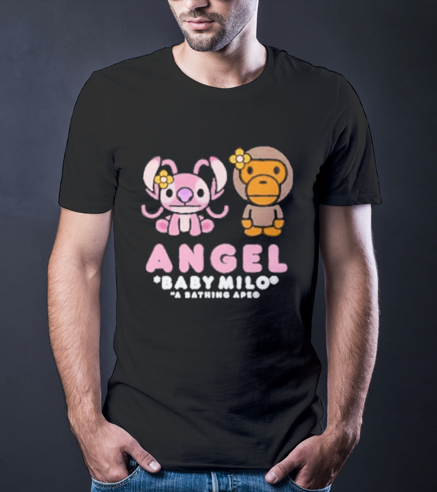 Angel Baby Milo A Bathing Ape Bape X Disney 2026 T-Shirt