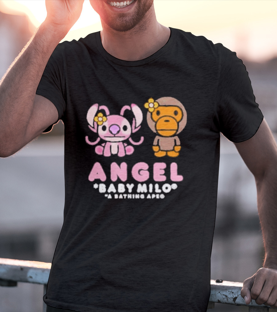 Angel Baby Milo A Bathing Ape Bape X Disney 2026 T-Shirt