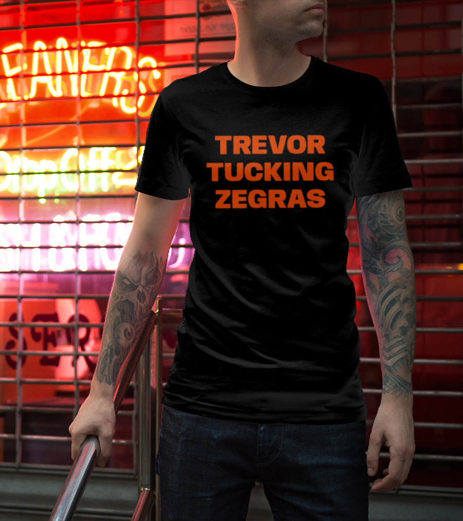 Trevor Tucking Zegras Hockey T-Shirt