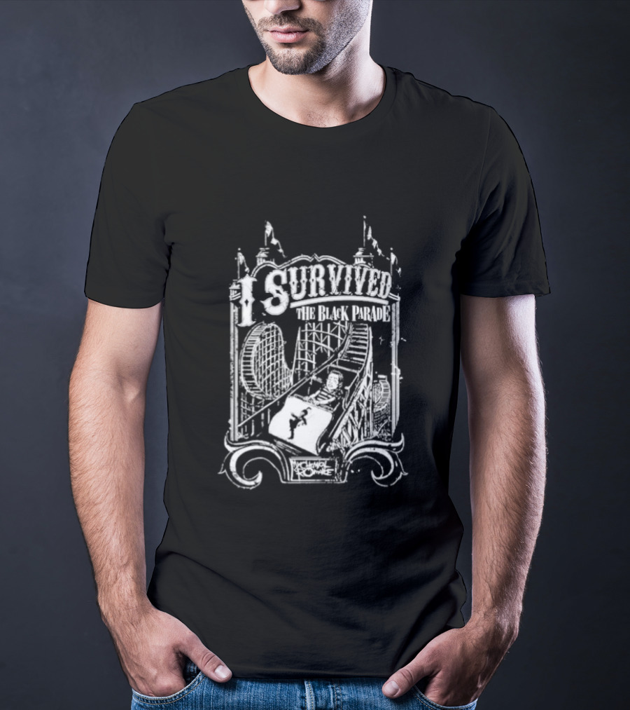 Original My Chemical Romance The Black Parade Survived Cemetery T-Shirt