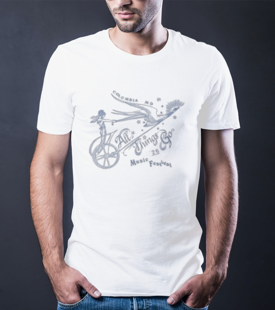 All Things Go Festival 2026 Lineup DC Chariot Icarus Bird T-Shirt