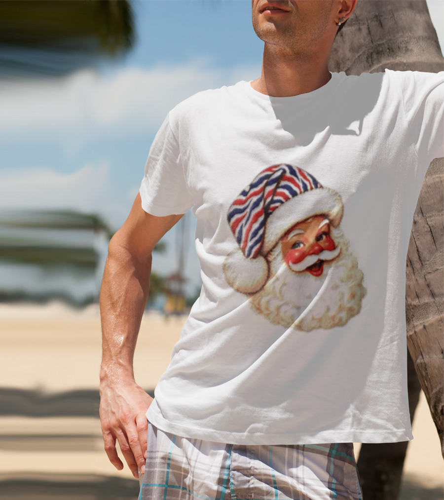 Buffalo Santa Christmas Holiday Vintage Cheerful Festive T-Shirt