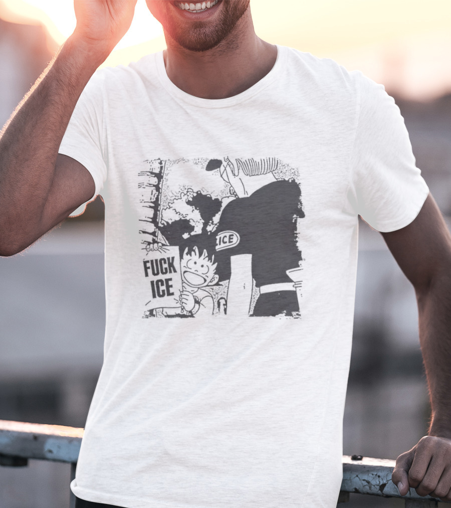 Calvin Inspired Activism Fuck Ice Protest Cartoon Social Justice T-Shirt
