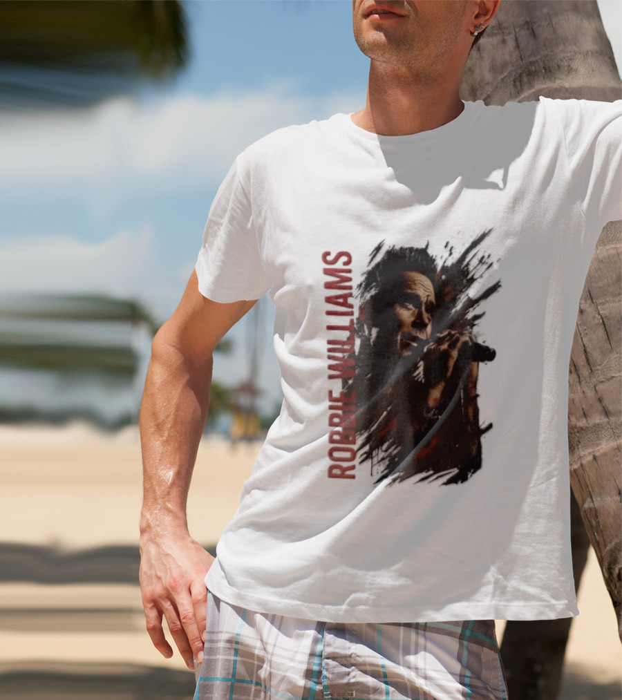 Robbie Williams Britpop Australia New Zealand 2026 Tour Concert Singer T-Shirt