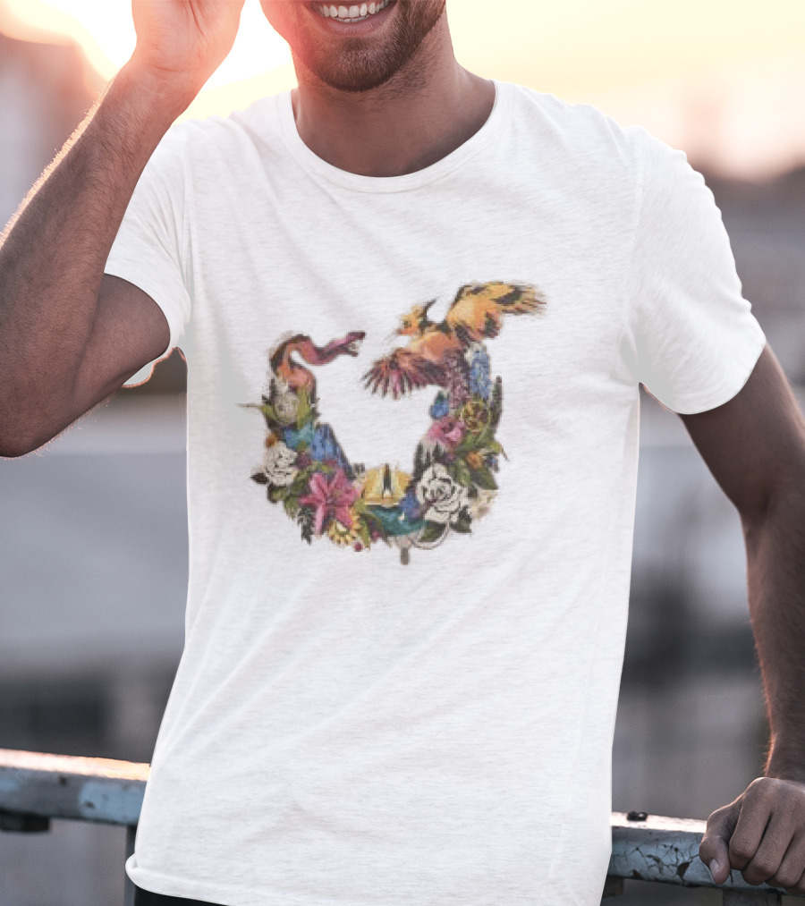 Lionsgate The Hunger Games Sunrise On The Reaping Floral Flint Striker T-Shirt