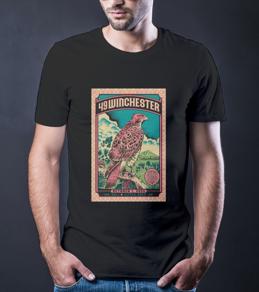 49 Winchester Little Rock October 1 2026 Special Guest Colby Acuff T-Shirt