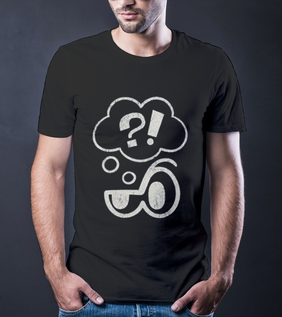 Clooless Athletics Club Glitchy Expression Simplistic T-Shirt