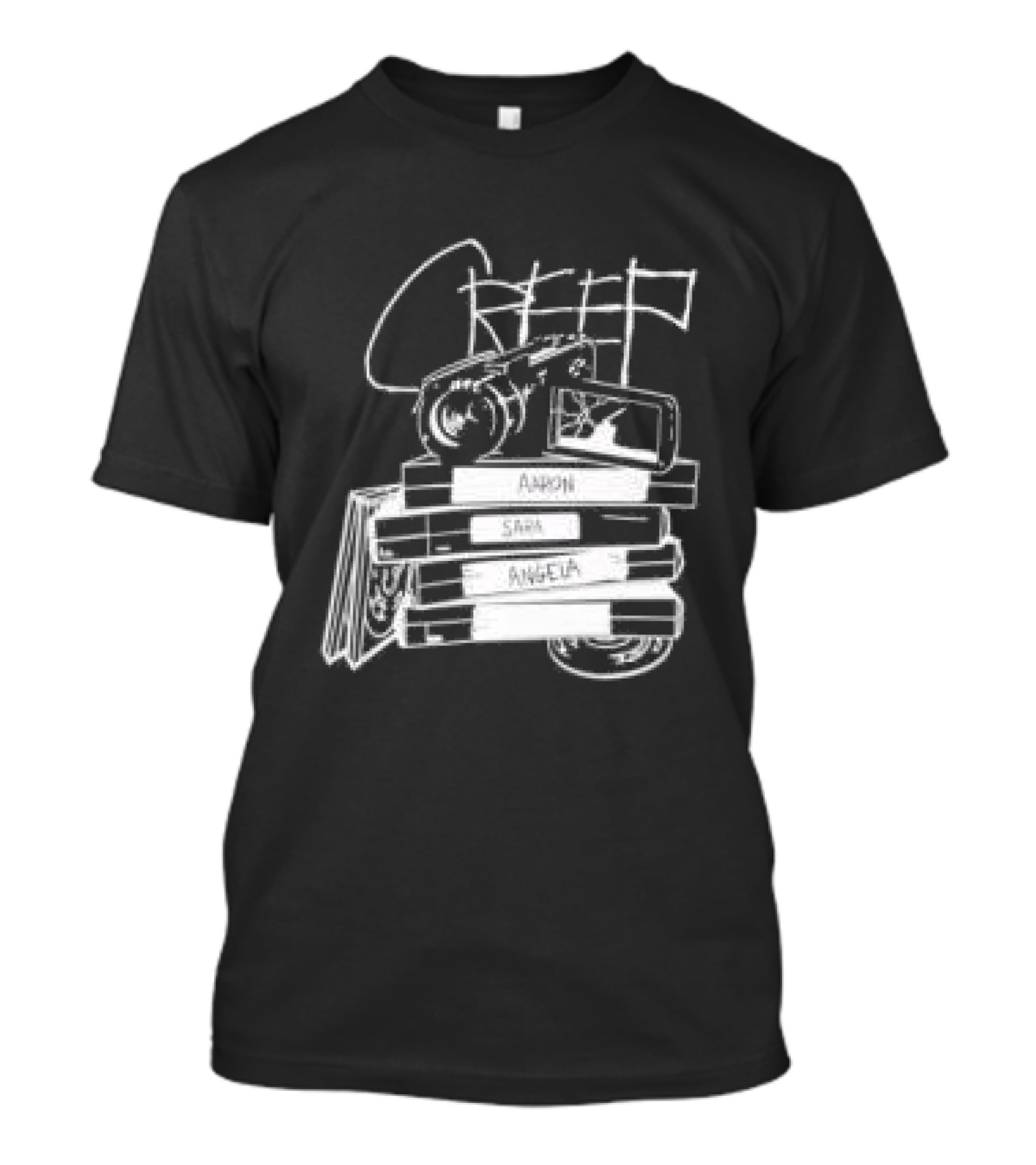 Creep Tapes Store Vintage Boombox Cassette Retro Music T-Shirt