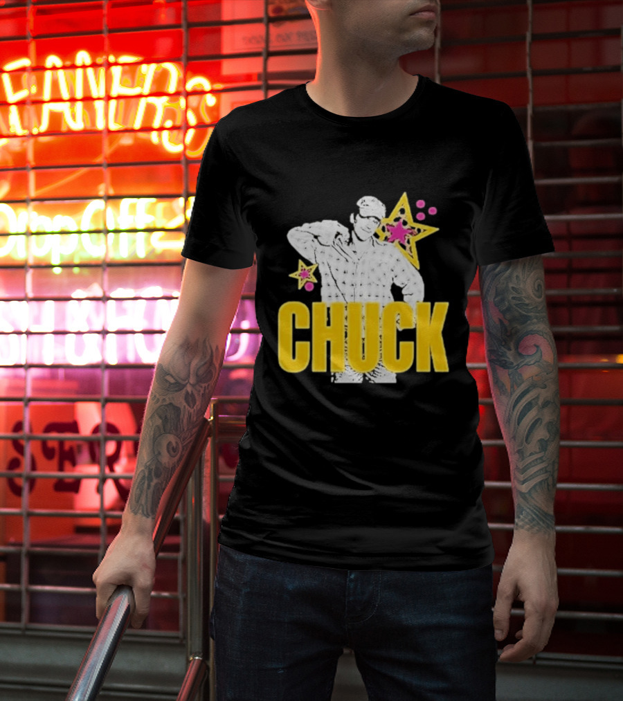 CHUCK Original Role Model Timely Hourglass Stars And Plaid T-Shirt