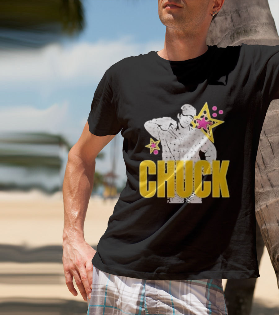 CHUCK Original Role Model Timely Hourglass Stars And Plaid T-Shirt