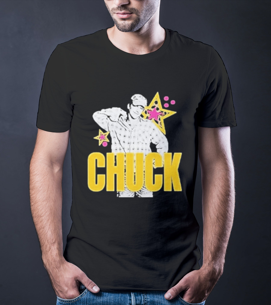 CHUCK Original Role Model Timely Hourglass Stars And Plaid T-Shirt