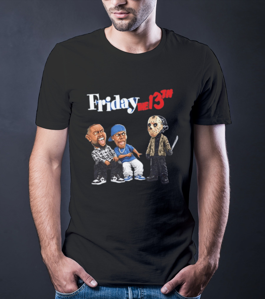 Friday The 13th Character Mashup Halloween 2026 Damnnnn Meme T-Shirt