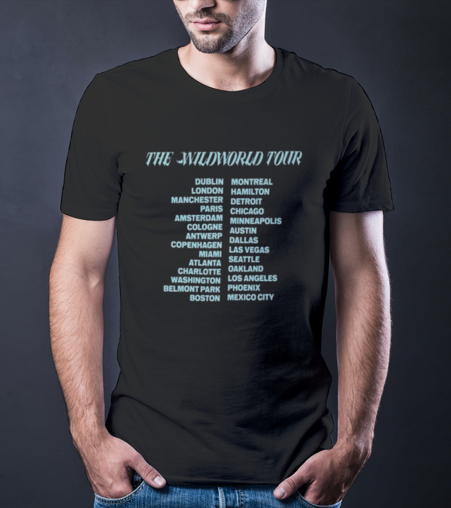 Katseye Wildworld Tour 2026 Chicago New Orleans Philadelphia Toronto Denver T-Shirt