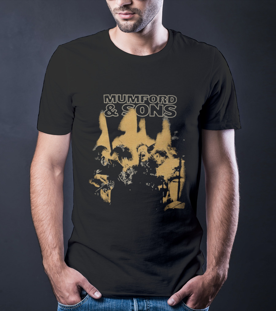 Mumford And Sons Dust And Thunder Tour Band Members T-Shirt