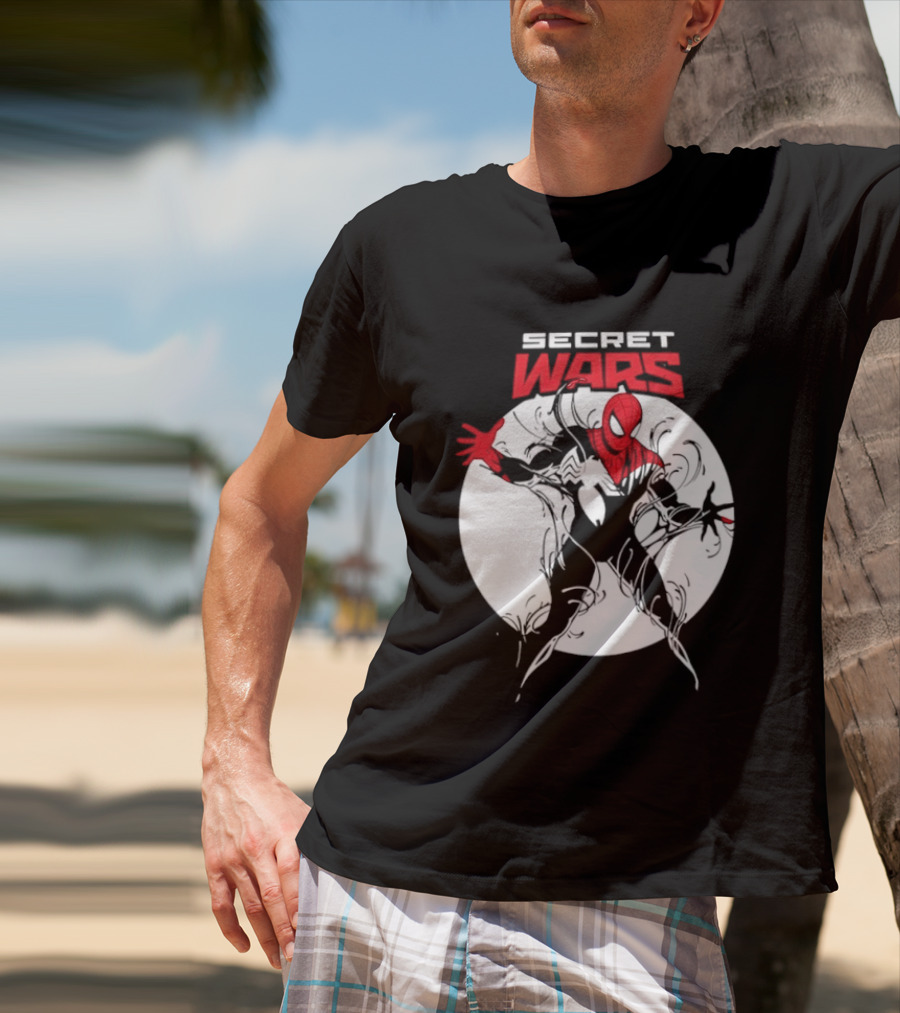 Secret Wars Spider Man Iconic Marvel T-Shirt