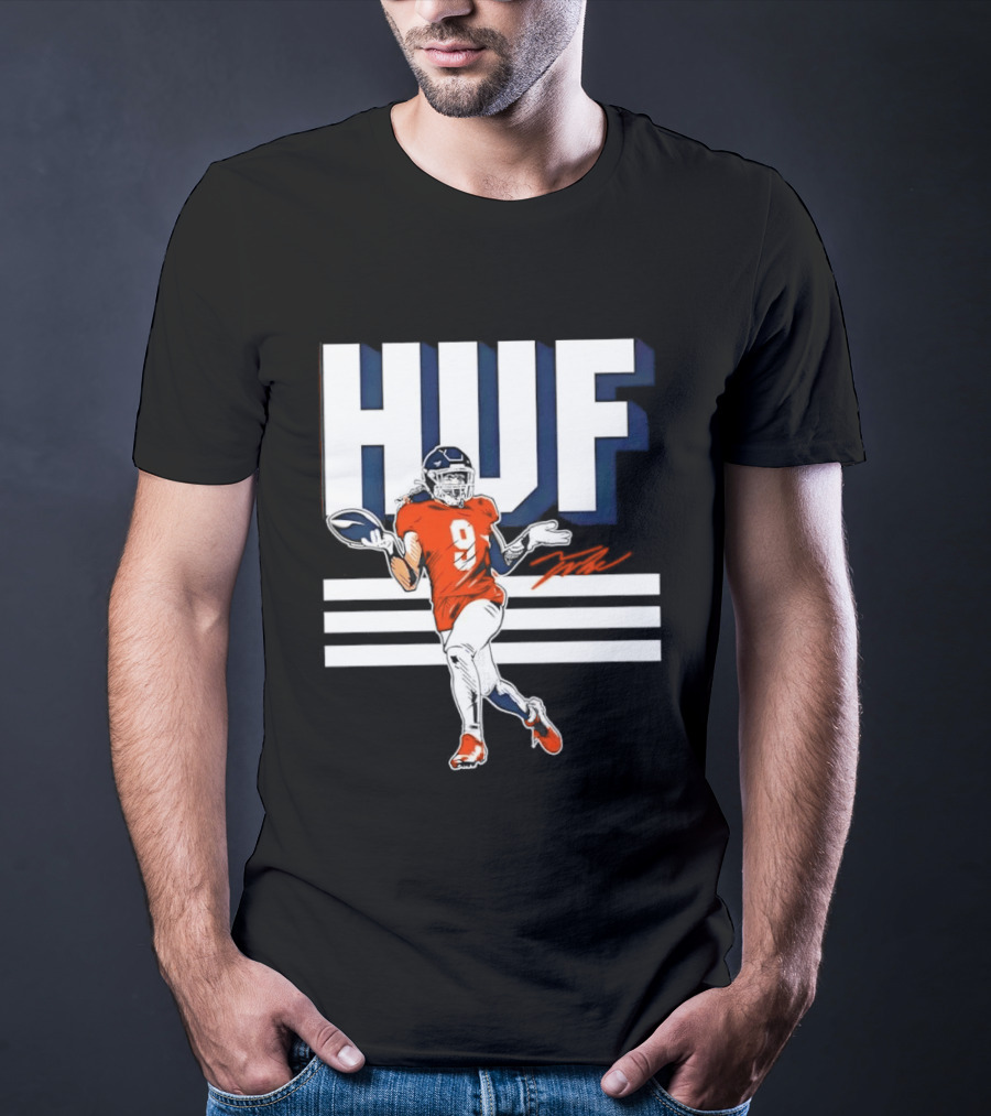 Denver Broncos Football HUF Hufanga 9 Jersey T-Shirt