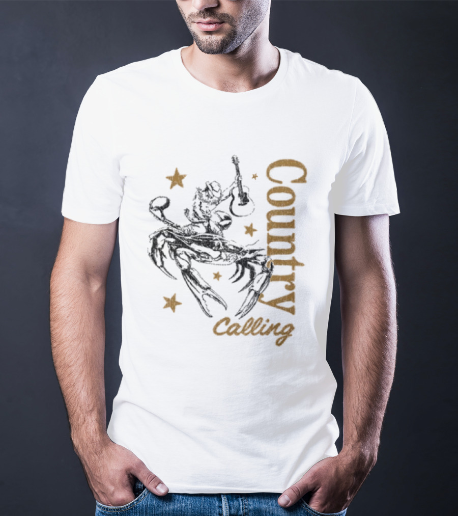 Country Calling Festival 2026 Ocean City Maryland Crab Cowboy Stars T-Shirt