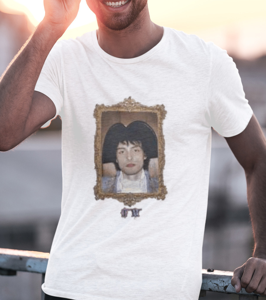 Finn Wolfhard Common Side Effects Tour Longsleeve Portrait In Ornate Frame T-Shirt
