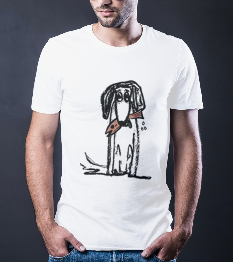 Leftover Salmon Good Dog Fish Band Artful Canine With Fish Collar T-Shirt
