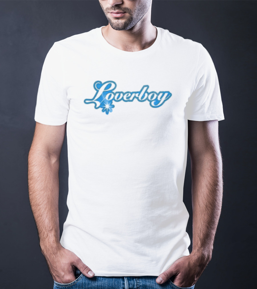 Mariah Carey Store Loverboy White Hearts Flowers T-Shirt