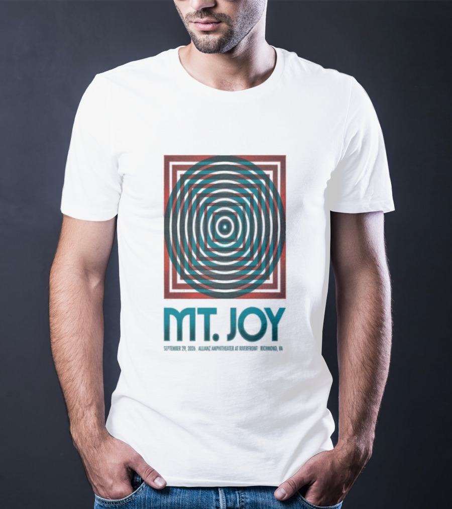 MT. Joy Richmond VA Sept 29 2026 Tour Spiral T-Shirt