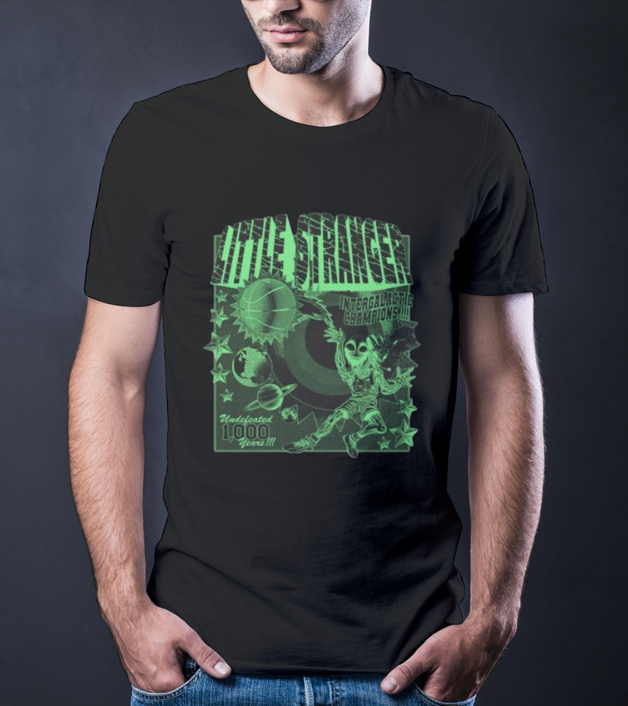 Little Stranger Undefeated Intergalactic Champions 1000 Years Alien Basketball T-Shirt