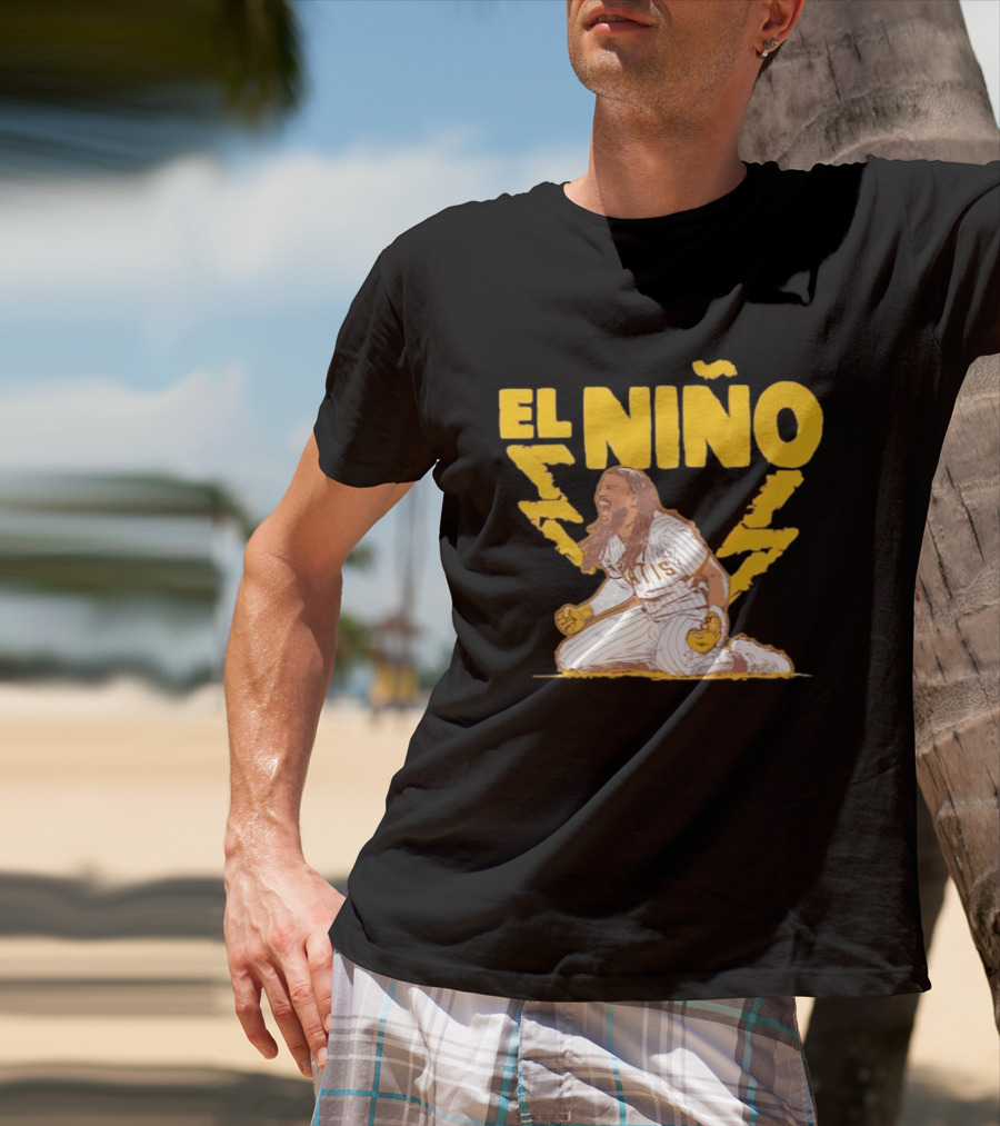Fernando Tatis Jr El Niño San Diego Padres Stole Home Lightning T-Shirt