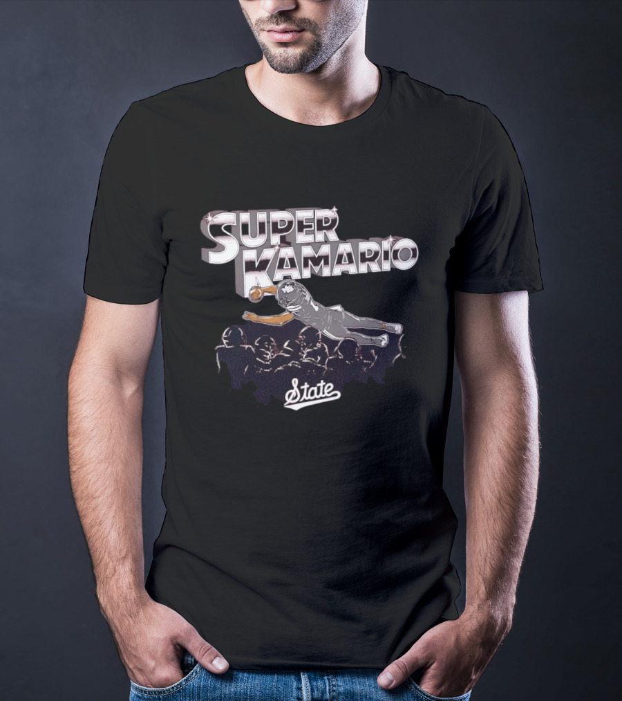 Super Kamario State Bulldogs Football Dive T-Shirt