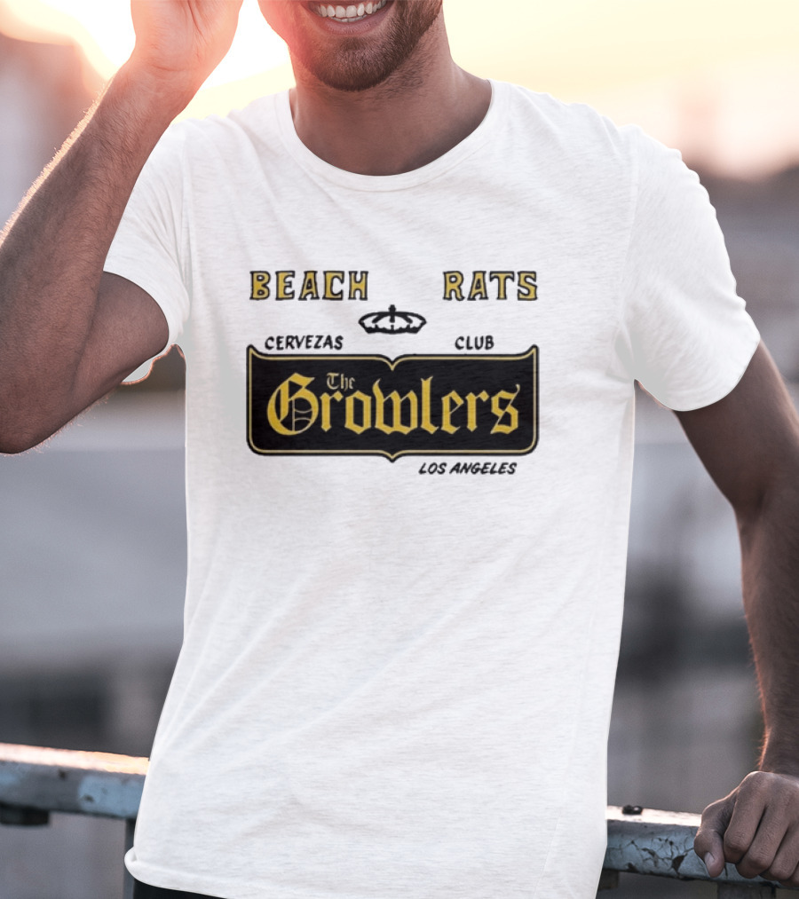 Beach Rats Cervezas Club The Growlers Los Angeles 2026 T-Shirt