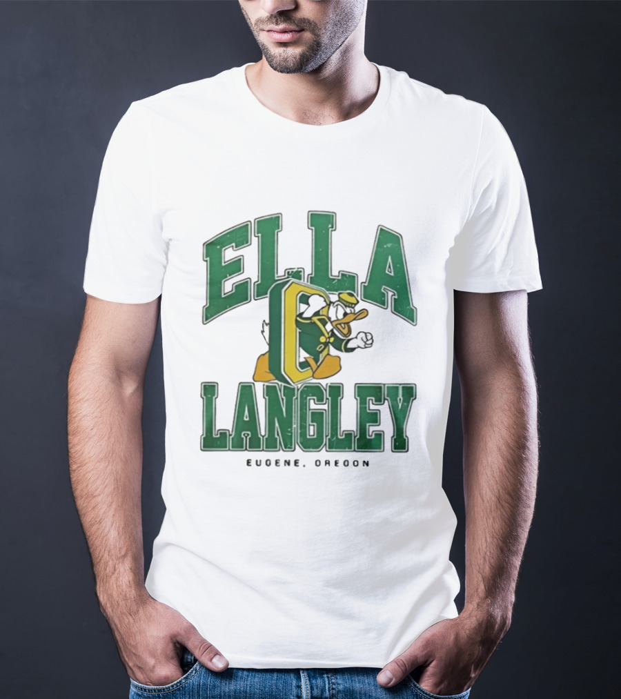 Ella Langley Oregon Ducks Eugene Collaboration T-Shirt