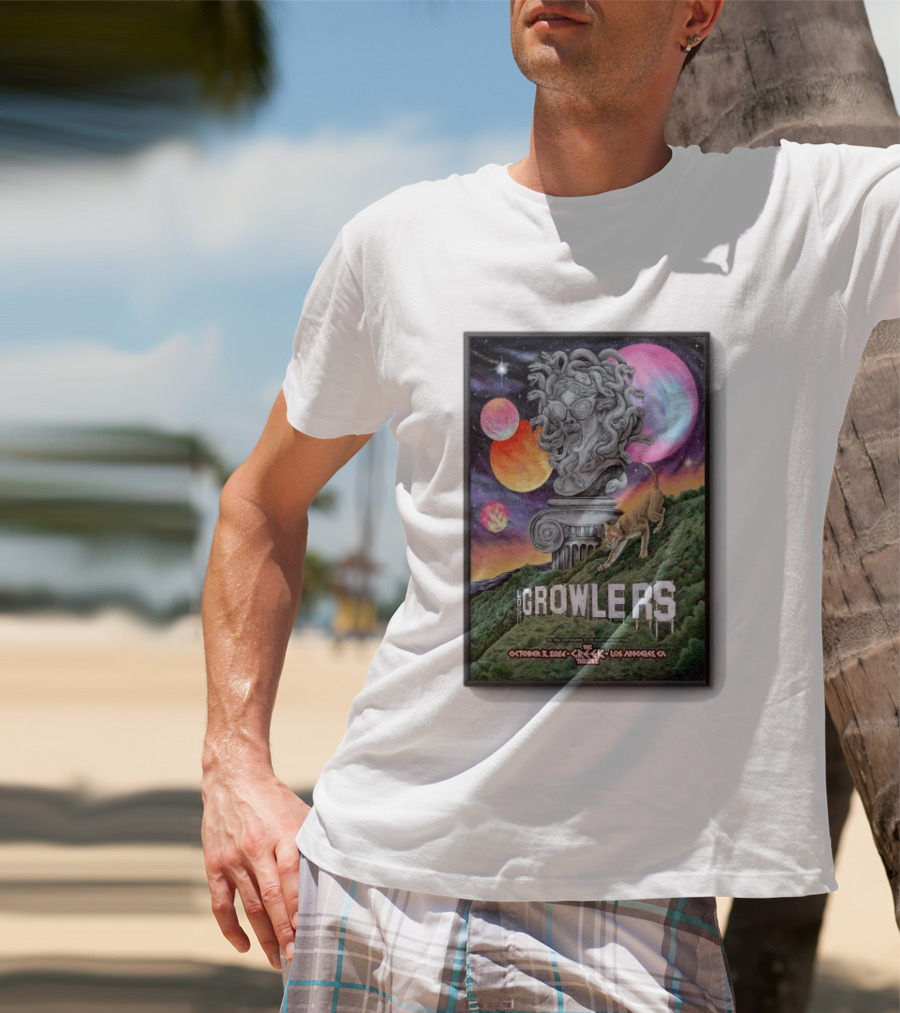 Los Growlers October 3 2026 Los Angeles Cosmic Event T-Shirt