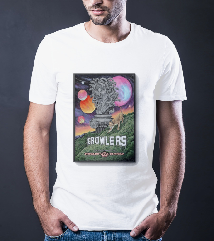 Los Growlers October 3 2026 Los Angeles Cosmic Event T-Shirt