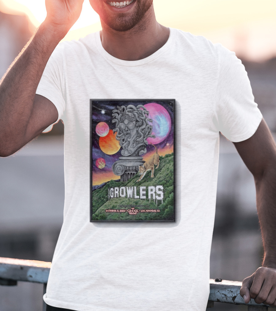 Los Growlers October 3 2026 Los Angeles Cosmic Event T-Shirt