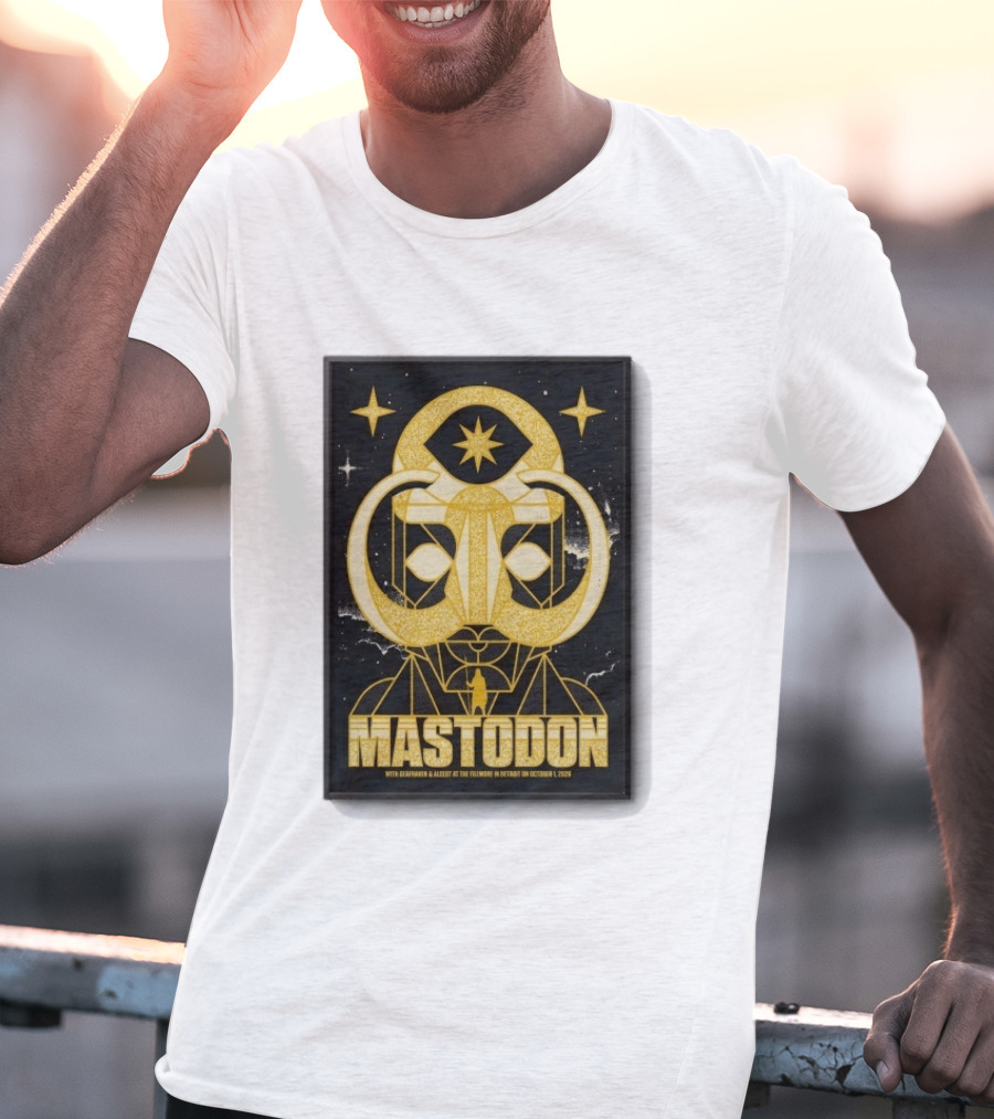 Mastodon The Fillmore Detroit Oct 1 2026 With Deafheaven And Khemmis T-Shirt