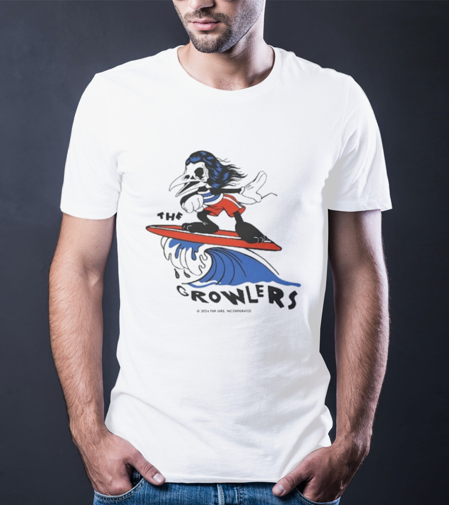 The Growlers Surfing Bird Character 2026 Tour Exclusive T-Shirt