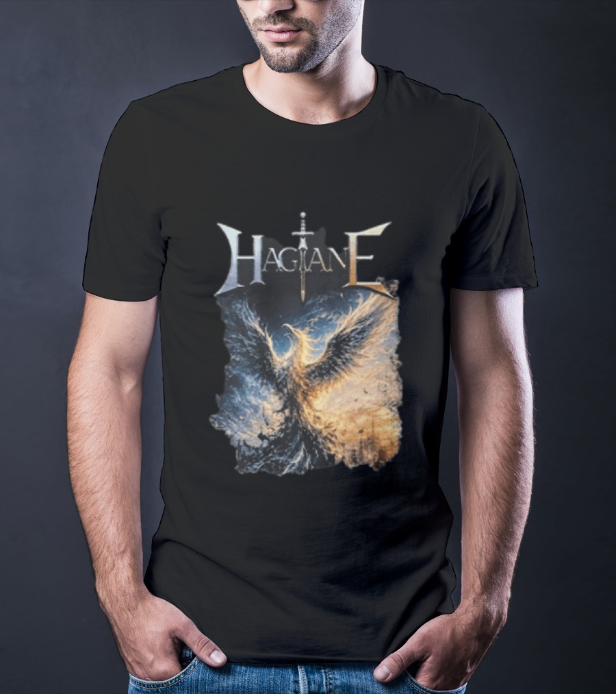 Hagane Sword And Phoenix Night T-Shirt